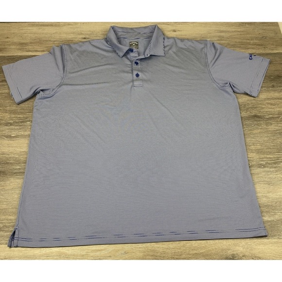 (3) Callaway Opti-Dri Polo Shirt Mens 2XL Golf Stretch S/S Pullover - Picture 2 of 16
